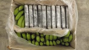 Cocaine seized in British supermaket. Via BBC