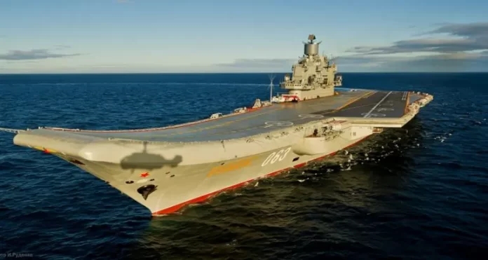 Admiral Kuznetsov aircraft carrier. Russian MoD file picture. Via Navalnews