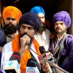‘Waris Punjab De’ chief Amritpal Singh speaks to media after his supporters enter PS Ajnala