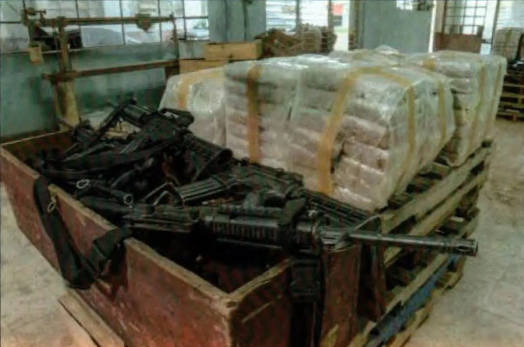 Guns seized from El Chapo and the Sinaloa Cartel