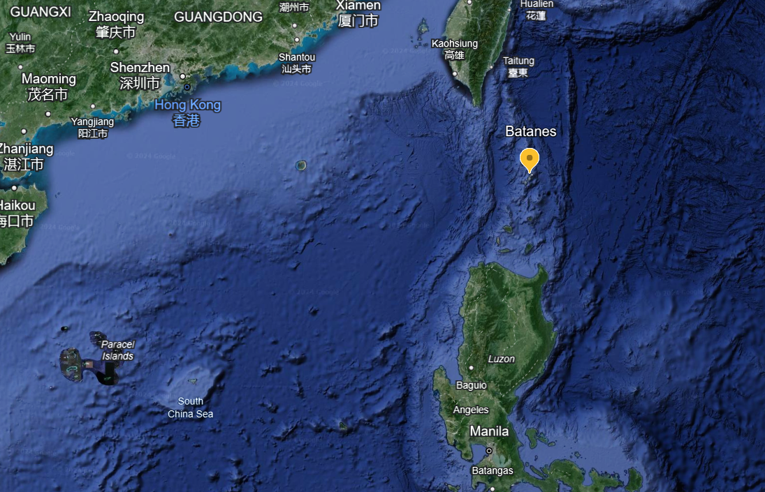 Batanes Islands (Credit Google Earth)